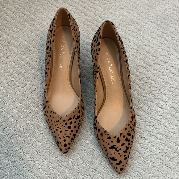Gibson Latimer Petra Leopard Block Heel Pumps - Picture 3 of 7